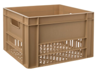 Fietskrat Large Naturel 34L