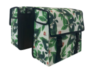 Dubbele fietstas Metropolis 34L Green Leaves