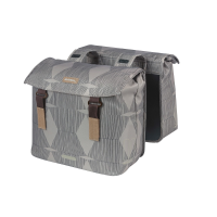 Dubbele fietstas Elegance 40 49L Chateau Taupe