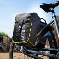 Dubbele fietstas Lake 31L Zwart