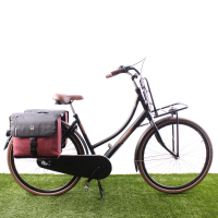 Dubbele Businesstas 40L Rood/Zwart