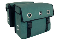 Dubbele fietstas Canvas Tas 40L Groen