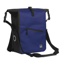 Enkele fietstas en rugtas Combi Waterdicht 27L Blauw