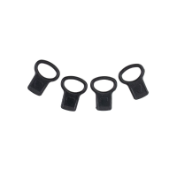 Klemrubbers Mudguard en Seat Pack Zwart