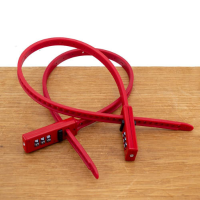 Kabelslot  Strap Lock Set 56cm Rood