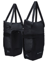 Dubbele fietstas Twinshopper 44L Black