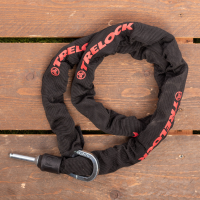 ZR Insteekketting 455 Zwart rood   100 cm