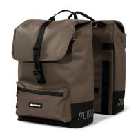 Dubbele fietstas Cargo Recycled 38L Bruin