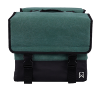 Dubbele Canvas Tas Plus Groen/Matzwart 48L