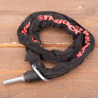 ZR Insteekketting 355 Zwart rood   100 cm