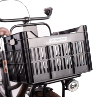Fietskrat Recycled 30L Zwart