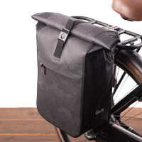 Enkele fietstas Base Zwart 18L