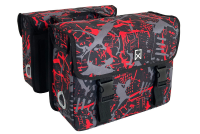 Dubbele fietstas 34L FIRE