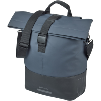 Enkele fietstas Cove Shopper MIK Hooks 16L Marineblauw/Zwart