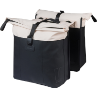 Dubbele Fietstas Vive MIK 2.0 28 35L Wit/Zwart