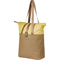 Enkele fietstas Vive Shopper MIK Hooks 15 20L Zand/Geel