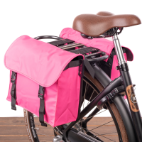 Dubbele fietstas Mini Bisonyl Pink