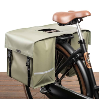 Dubbele fietstas 40L Mat Olive