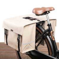 Dubbele fietstas XL 46L Mat Zand