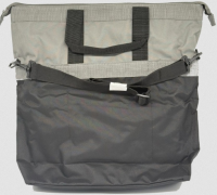 Shopper Fietstas 20L Recycled   Zwart/Grijs