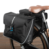 Dubbele fietstas Forte 32L Zwart