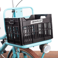 Fietskrat Recycled Junior 10L Zwart   Beschadigd
