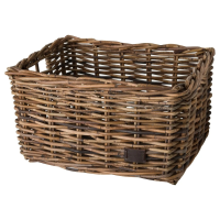 Fietsmand Zeno Rotan Large Bruin 26L
