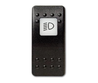 Bedieningsknop Dimlicht met oplichtend symbool