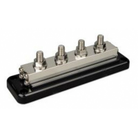 DC verdeelrail 600A   4 x M10 met ABS kap