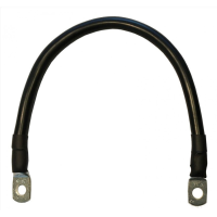 Accukabel verloop 120mm² 30cm M12 M12 Zwart