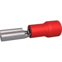 Kabelschoen/ Vlaksteker Vrouwelijk Rood 0,5 1,5mm2   2,8 x 0,5 mm