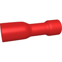 Vlaksteker Geïsoleerd Vrouwelijk Rood 0,5 1,5mm2   2,8 x 0,8 mm