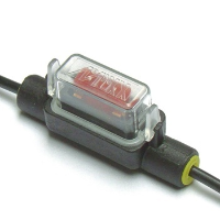 Zekeringhouder Minioto 1.5Mm2 zwart met beschermkapje LP