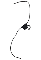 Zekeringhouder Normoto 1.5Mm2 zwart met beschermkapje