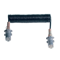 Menbers Spiraalkabel 7 polig 24V Aluminium   Small