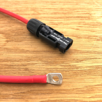 Kabelverloop Rood 6mm² MC4 M6 Male