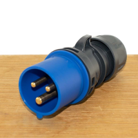 CEE Stekker 3 polig 16A (S31S20)   Mannelijk   230V Blauw