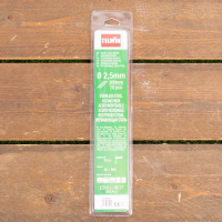 Rutiel RVS Laselektroden   2,5 mm   300 mm   10 stuks