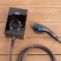 Mini 22kW Laadstation 3 x 32A Zwart   Vaste laadkabel 5 meter