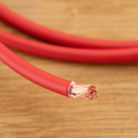 Accukabel rood 2,5mm² per meter