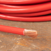 Accukabel rood 35mm² per meter   Enkel geïsoleerd