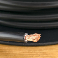 Accukabel zwart 16mm² per meter