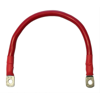Accukabel verloop 25mm² 30cm M8 M8 Rood