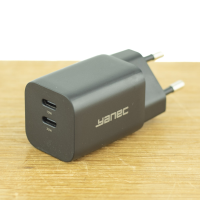 GaN Snellader 2 x USB C 35W