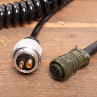 Spiraalkabel 5m   2,5mm2 DIN 14690 voor GYSFLASH 15.24 XTREM