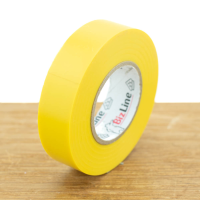 Hoogwaardige vinyltape 19mm x 20m geel