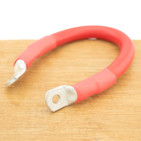 Accukabel verloop 95mm² 30cm M8 M10 Rood