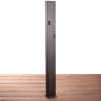 Laadpaal voor 2 Volt Time laadstations   Zwart