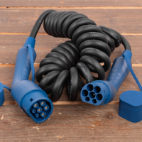 Spiraalkabel (coiled)   3 fase 16A   8 meter