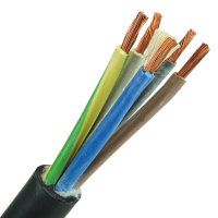 Neopreen kabel H07RN F 5G6 mm² per meter